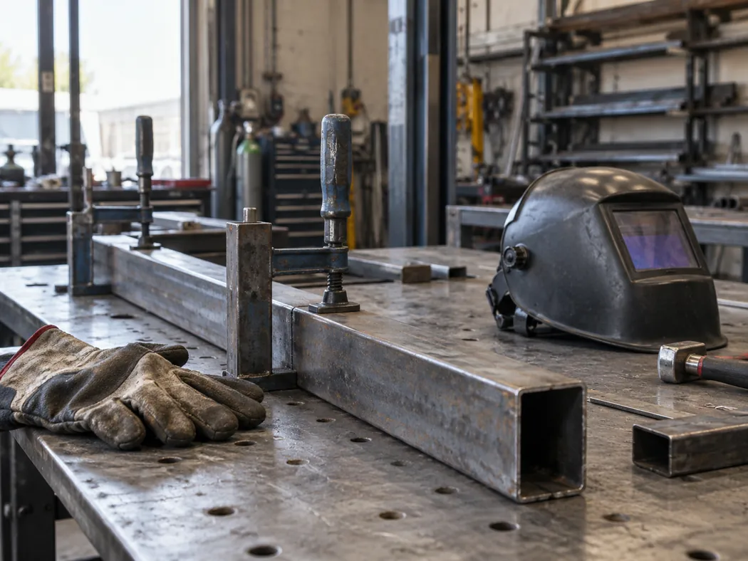 Stalen deur met glas in een woning